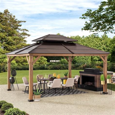 Sunjoy X Wilmington Hardtop Gazebo Costco Lupon Gov Ph