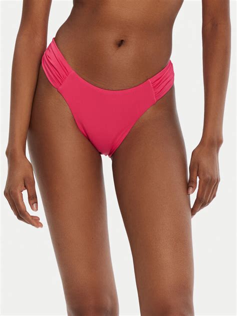 Seafolly Dół od bikini S Collective Różowy Modivo pl