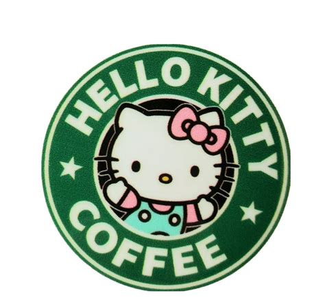 Starbucks Hello Kitty Badge Reel Teacher Nurse Id Badge Coffee