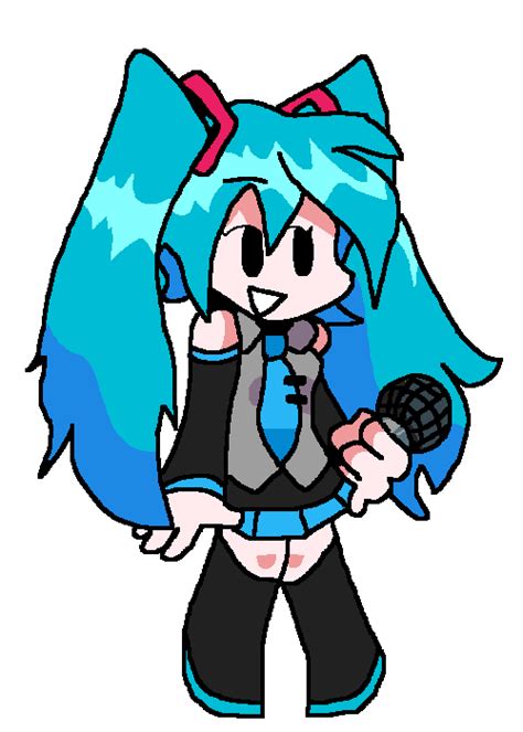 Pixilart Miku Fnf By The Rad Raccoon