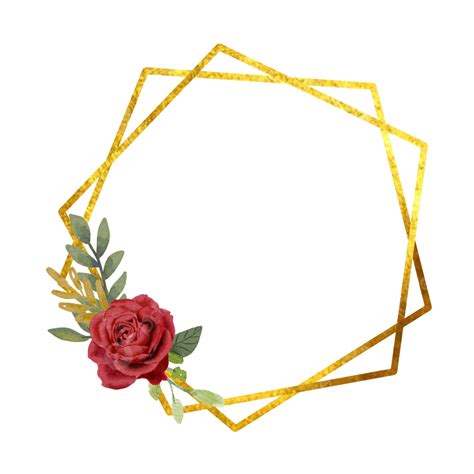 Rose Gold Border Transparent At Odessa Anderson Blog