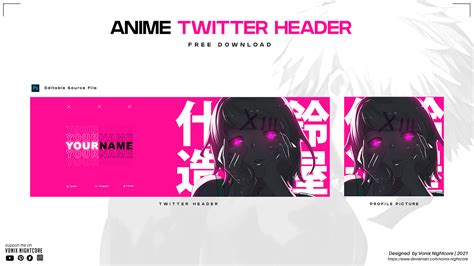 Anime Banner - Free Template :: Behance