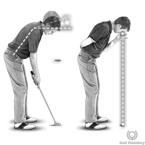 Putting Posture – Keep Your Eyes Over The Ball - Free Online Golf Tips