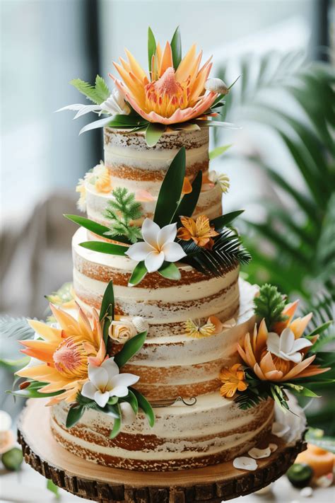 Creative Naked Wedding Cake Ideas You Will Love Confetti Roses