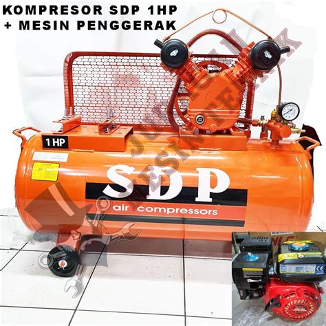 Jual Mesin Kompresor Bensin 1HP SDP By Shark 1Pk 1 HP Engine GX200 GX