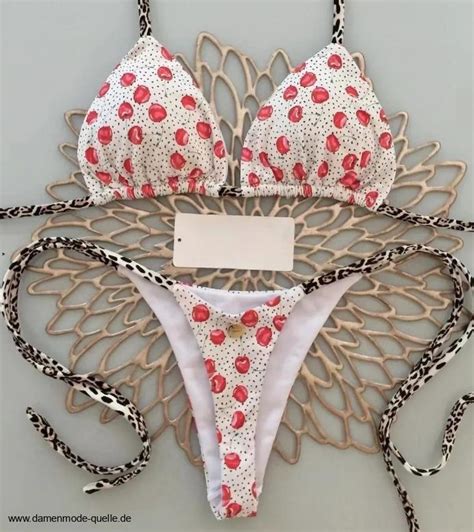 Bikinis Und Badeanz Ge Neckholder Tr Ger Tanga Bikini Lilith Mit