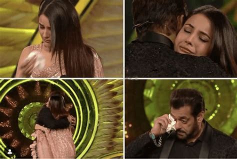 Bigg Boss Finale Salman Khan Shehnaaz Gill Break Down Remembering