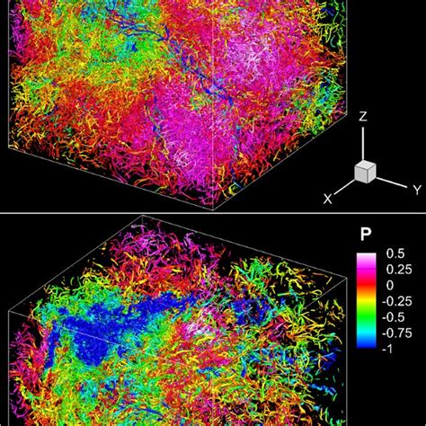 Homogeneous Isotropic Turbulence In A Periodic Box Isosurfaces Of 20 Q