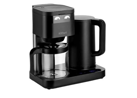 Кофеварка капельная 2в1 Kitfort КТ-7143, функция чайника, 1250 мл ...
