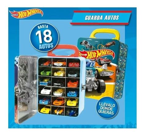 Hot Wheels Porta Autos Maletin Lata Caja Metal Vr Hwcc Modelo Jugueteria Loony Toys