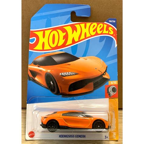 風火輪 Hot Wheels 瑞典 柯尼賽克 KOENIGSEGG GEMERA 超跑 跑車 橘色款 蝦皮購物