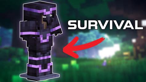 LA MEJOR ARMADURA DE MINECRAFT SURVIVAL FÁCIL YouTube