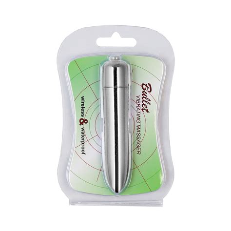 Bullet Massageador de Clitóris Cápsula Vibratória Prata Diversos Hot Sul Distribuidora
