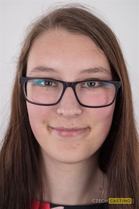 Nerdy Teen Katerina Stands Naked As Can Be Other Than Her Glasses In The Nude CoedCherry