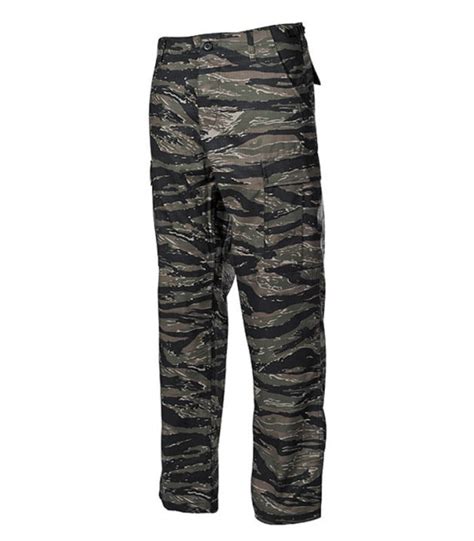 Pantalon Treillis Militaire Us Bdu Ripstop Bande Tigre Tiger Band