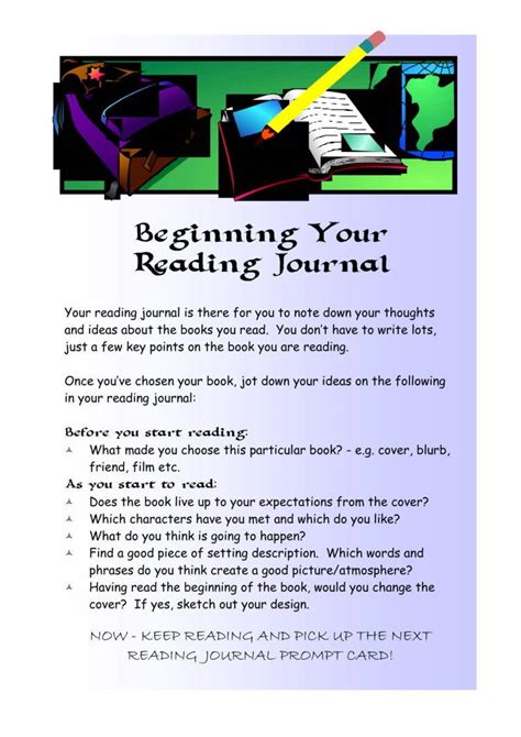 reading journal templates