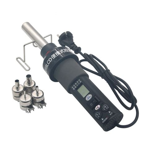 Lcd V Degree Lcd Adjustable Electronic Heat Hot Air Gun Ic Smd Bga Desoldering