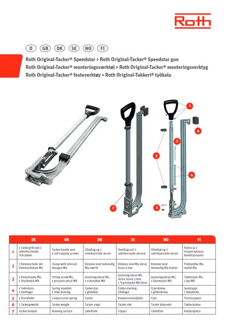 Roth Original Tacker System