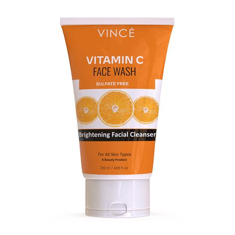 Vince Vitamin C Face Wash 120ml Restore Radiance And Brighten Skin