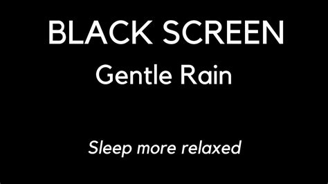 Black Screen 10 Hours Rain Sounds For Sleeping Sleep And Relaxation