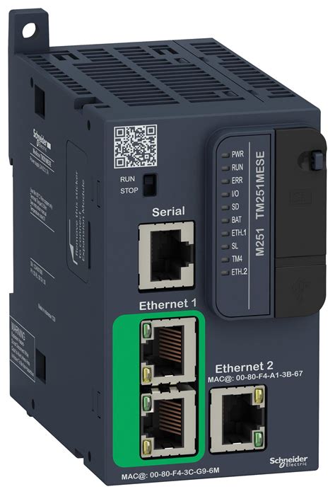 TM251MESE - Schneider Electric - PLC, Modicon™ M251 Series, 24 Vdc