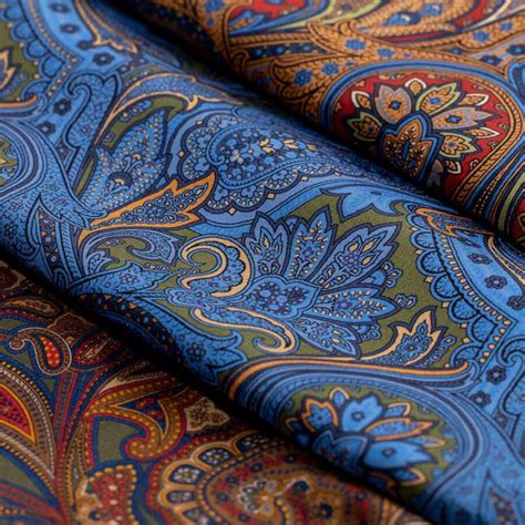 Green And Red Paisley Formal Silk Scarf G Alxndr