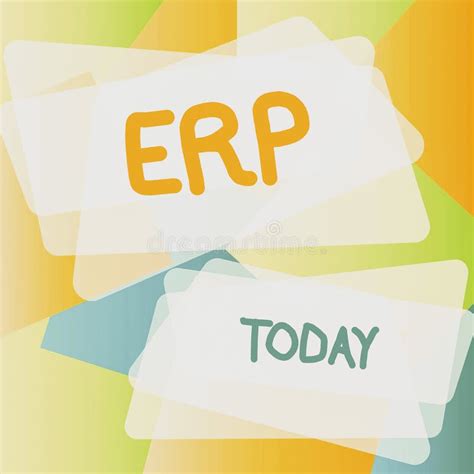 Inspiration Showing Sign Erp Concept Meaning Enterprise Resource