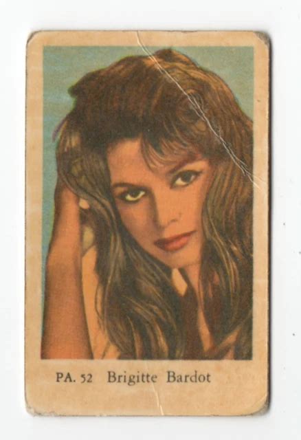 1960S SWEDISH FILM Star Card Star PA Set 52 French Sex Symbol Brigitte Bardot EUR 5 62
