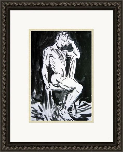 Two Original Drawings Gay Art NO Prints Male Nude Drawings Etsy