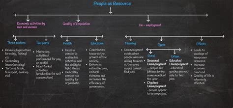 Mind Map Chapter Economics People As Resource