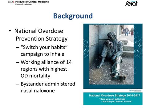 Experiences From A National Overdose Prevention Strategy Nasal