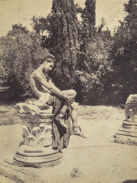 Baron Wilhelm Von Gloeden (attributed) - Untitled (boy In Garden) Auction