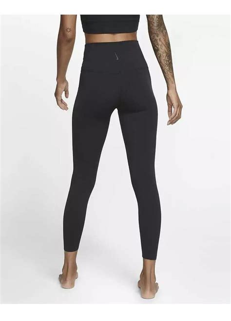 Black Nike Yoga Dri Fit Luxe Womens High Waisted 78 Infinalon Legging