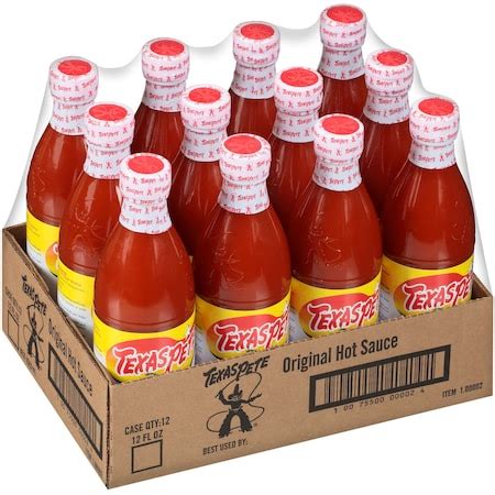 Texas Pete Texas Pete Hot Sauce Fl Oz Bottle Pk Zoro
