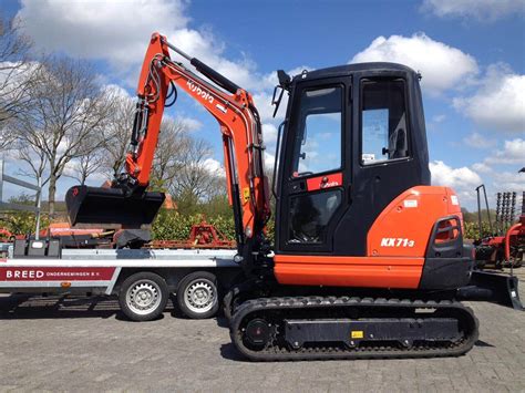 Nieuwe Kubota Minigraver Type KX 71 3 Voor Breed Ondernemingen BV