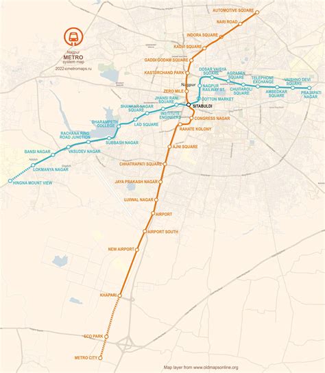 Nagpur Metro Map