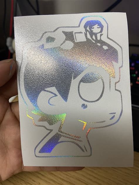 Custom Holographic Lil Uzi Vert Sticker Decal Grailed