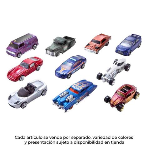 Set Hot Wheels de vehículos Walmart