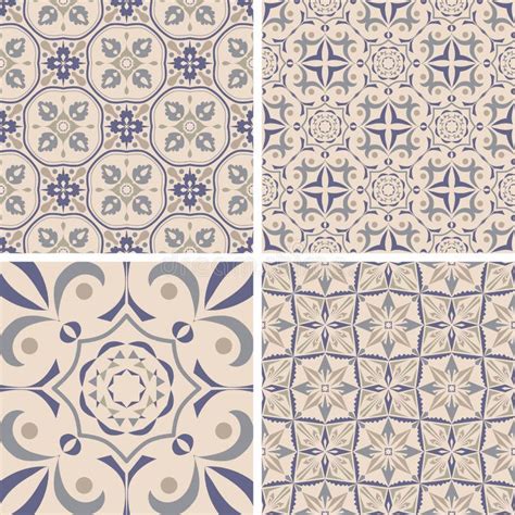 Комплект вектора орнаментов для керамической плитки Картины ...