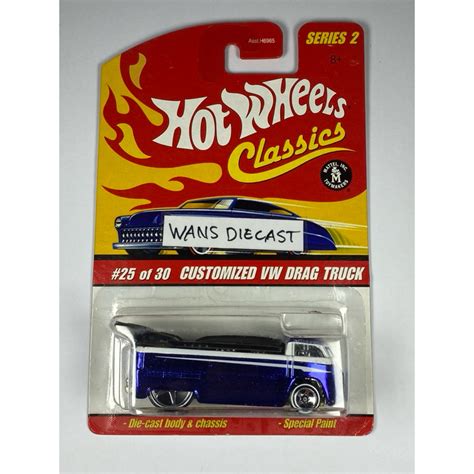 Jual Hot Wheels Classics Series Customized Vw Drag Truck Biru Shopee Indonesia
