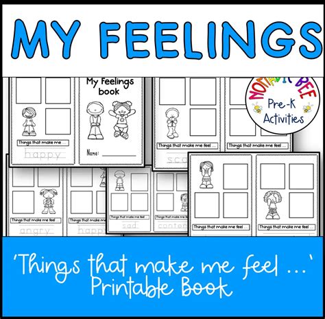 All About My Feelings Printable Book - NBpreKactivities