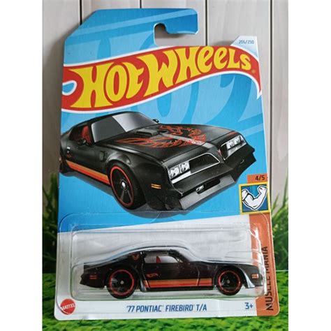 Jual Hot Wheels Pontiac Firebird T A Black Shopee Indonesia