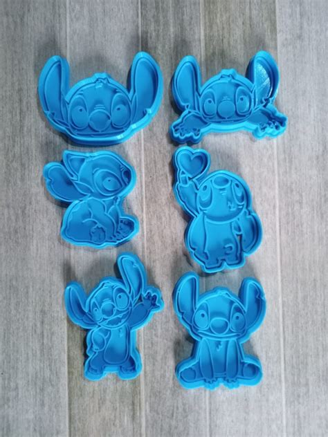 Download Stl File Stitch Cookie Cutters Kit X6 • Design To 3d Print ・ Cults