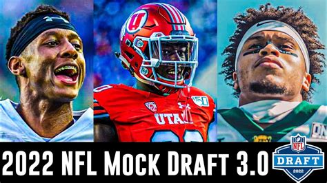 2022 Nfl Mock Draft 3 0 Full Two Round Mock Draft With Trades Pre