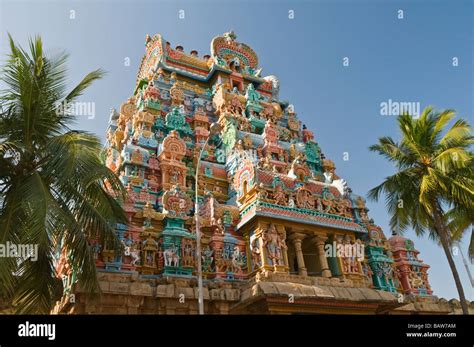 Sri Ranganathaswamy Temple Srirangam Near Trichy Tamil Nadu India Stock