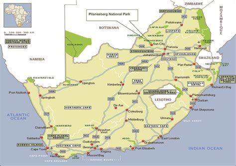 Map Of National Parks In South Africa - Map Of New Mexico