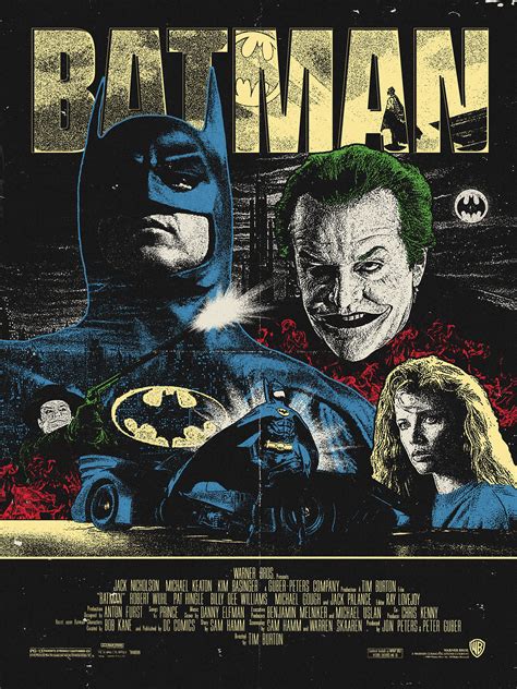 Batman 1989 Poster By Rynodigital