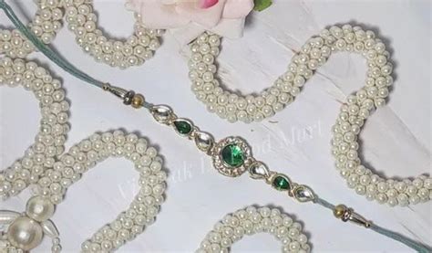 Traditional Green Rakhi At Rs 8000 हाथ से बनी राखी हैंडमेड राखी