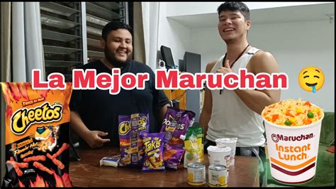 Maruchan Extrema Con Cheetos Flamin Hot Youtube