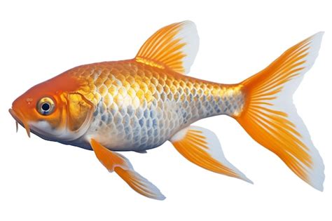 Premium AI Image | Goldfish isolated on white background